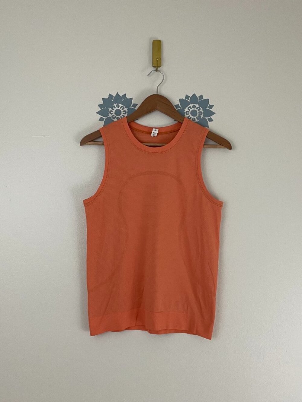 Lululemon Swiftly Breathe Muscle Tank Top Golden Apricot Size 4